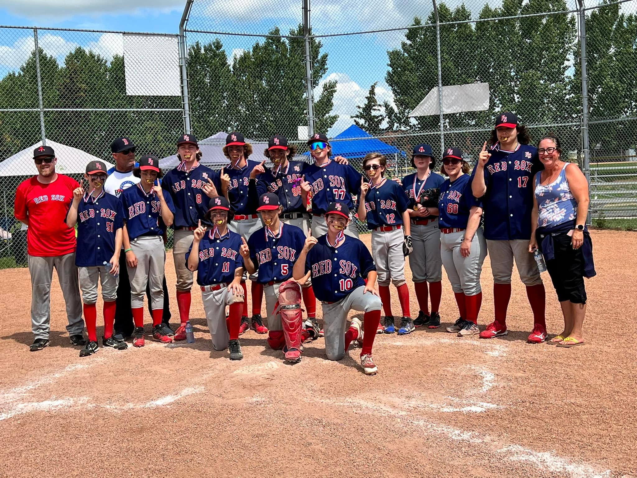 Fort Sask U15 baseball team takes home gold at provincials